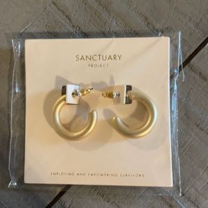 Sanctuary Project gold earrings